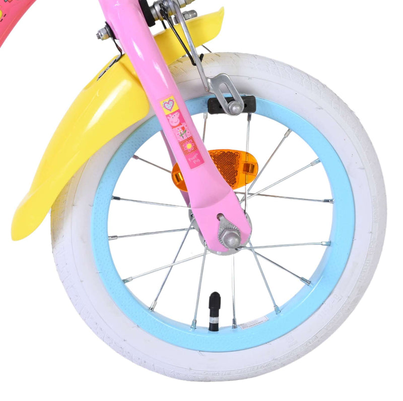 Afbeelding laden in galerijviewer, Volare peppa kinderfiets - meisjes - 12 inch - roze