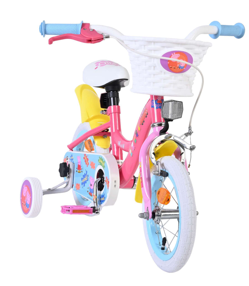 Afbeelding laden in galerijviewer, Volare peppa kinderfiets - meisjes - 12 inch - roze