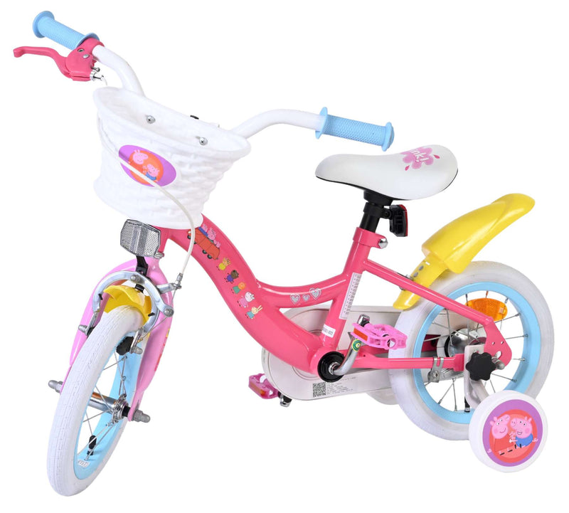 Afbeelding laden in galerijviewer, Volare peppa kinderfiets - meisjes - 12 inch - roze
