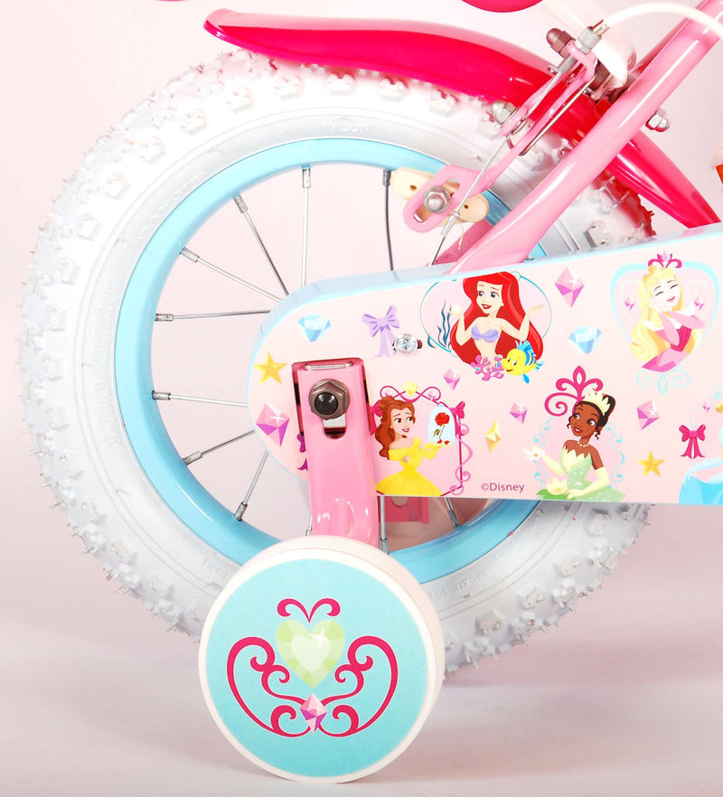 Load image into Gallery viewer, Disney Princess Kinderfiets - Meisjes - 12 inch - Roze - Twee Handremmen