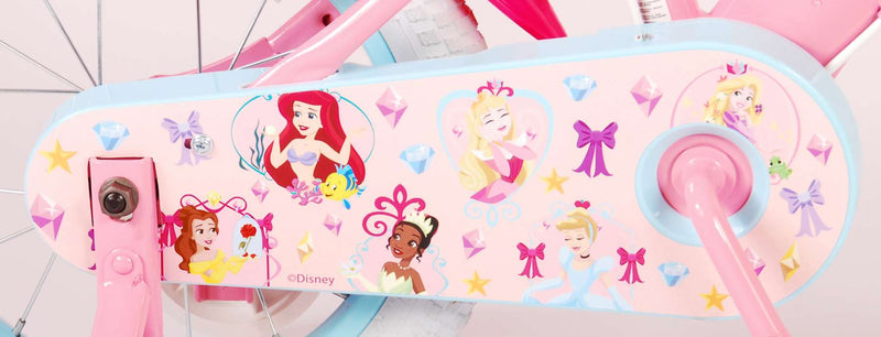 Load image into Gallery viewer, Disney Princess Kinderfiets Meisjes 14 inch Roze Twee Handremmen
