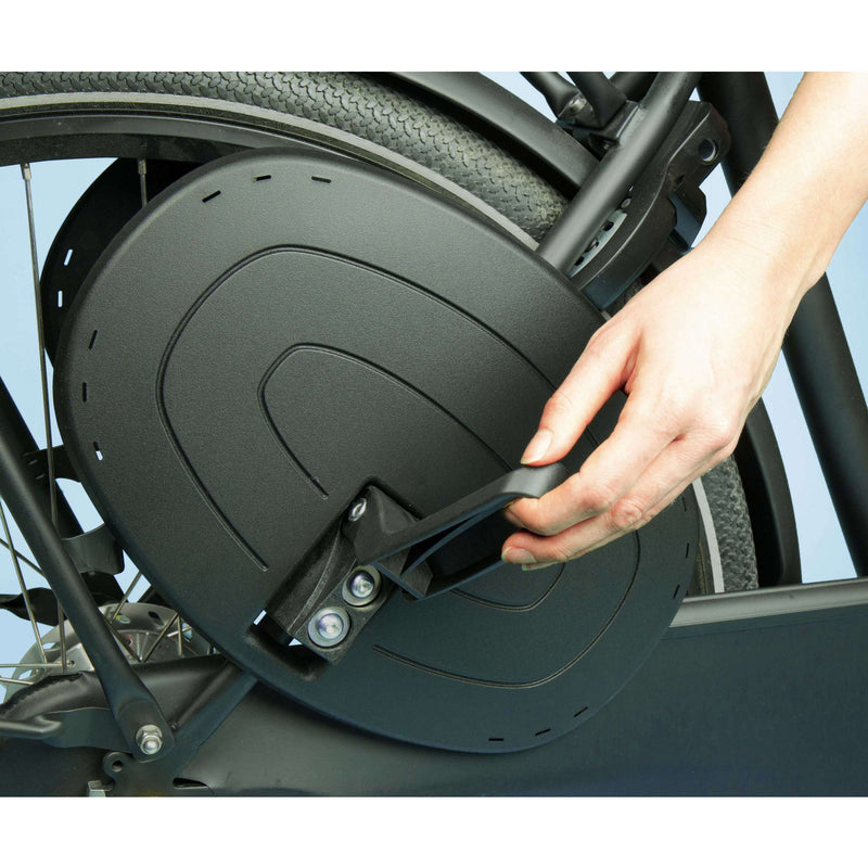 Load image into Gallery viewer, Qibbel set voetbeschermingsplaten junior 6+ - zwart