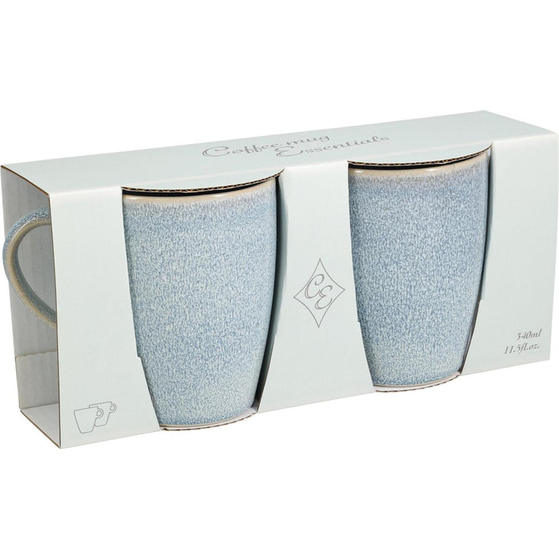 Laden Sie das Bild in Galerie -Viewer, Excellent houseware set a 2 mokken aardewerk gres 340ml