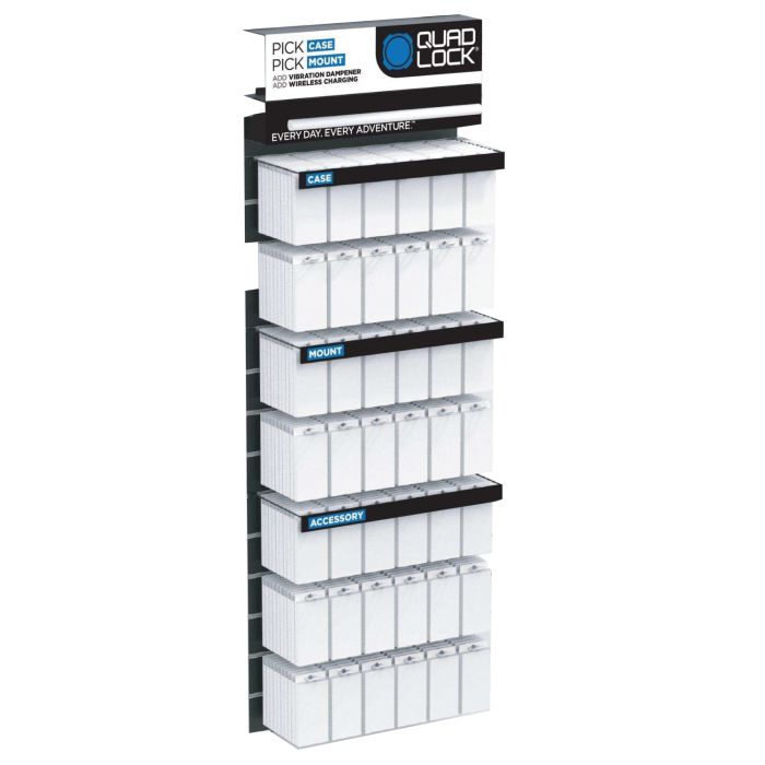 Afbeelding laden in galerijviewer, Quad lock slat wall display