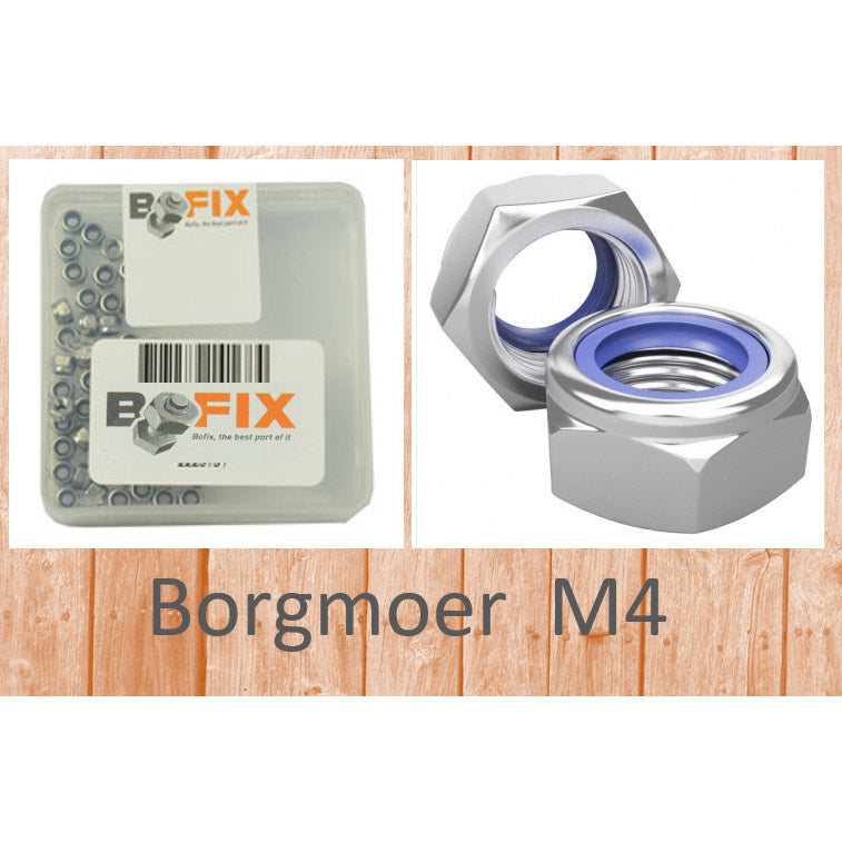 Load image into Gallery viewer, Bofix borgmoer m4 verzinkt (50st)