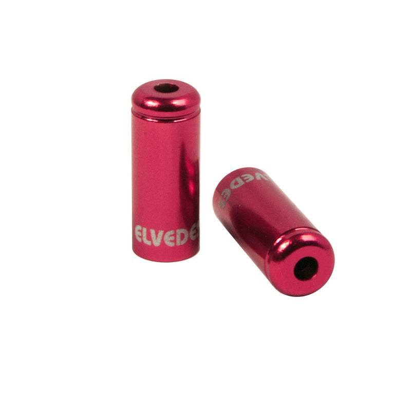 Load image into Gallery viewer, Elvedes kabelhoedje 5mm sealed rood (50x) alum. elv2012004