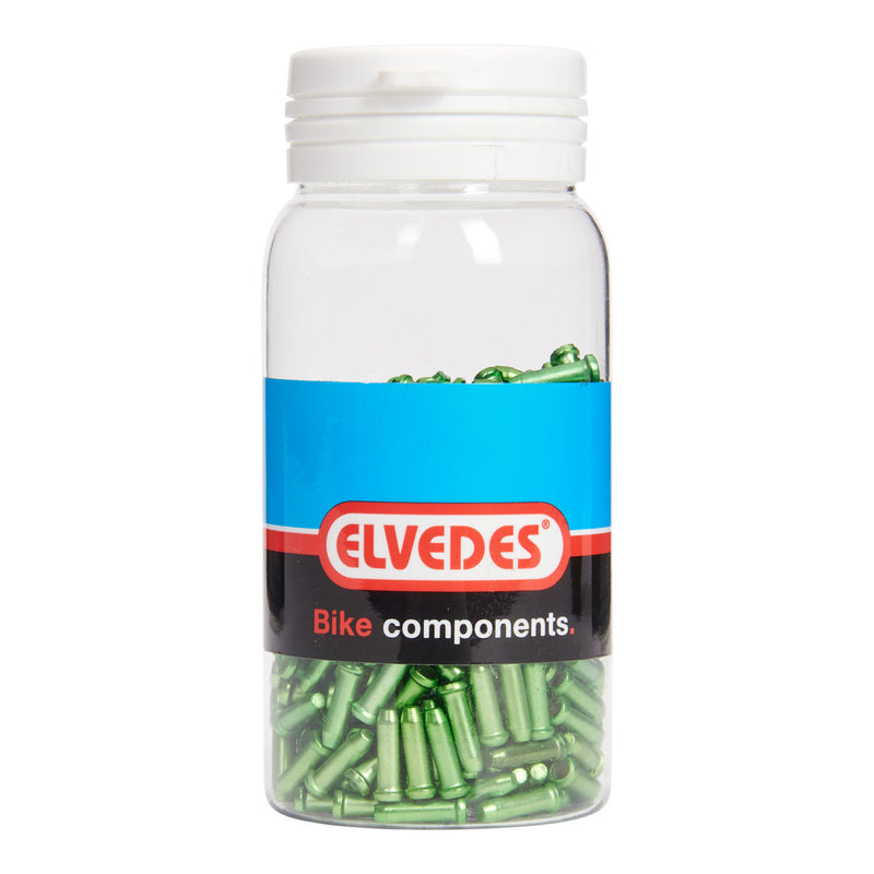 Load image into Gallery viewer, Elvedes antirafeldopjes 2,3mm groen (500x) alum. elv2012016