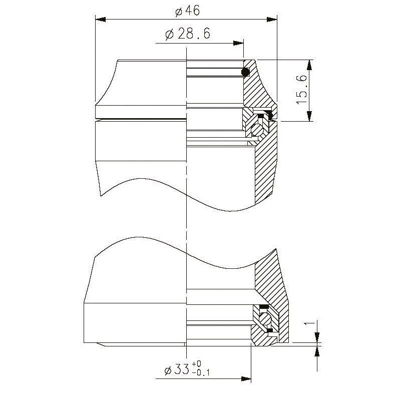 Load image into Gallery viewer, Tecora e balhoofdstel gazelle 1 1 8 1 1 4 campa fit geintegr. 45-45