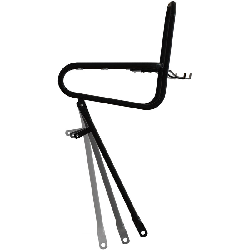 Chargez l'image dans la visionneuse de la galerie, Steco voordrager smooth 25cm kroonbout mat zwart