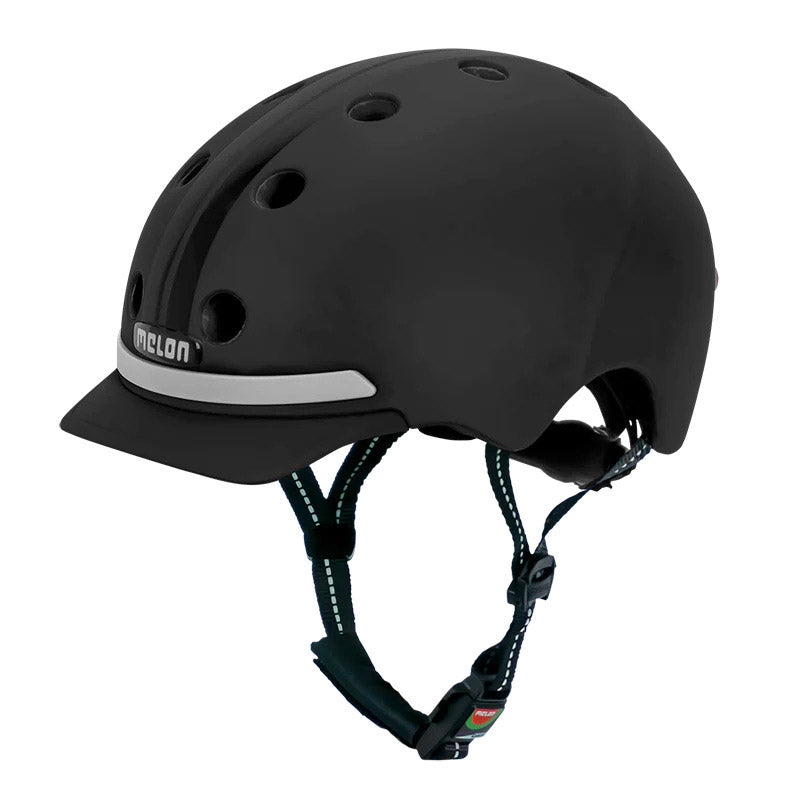 Load image into Gallery viewer, Melon helm met verlichting e-series black ice m-l