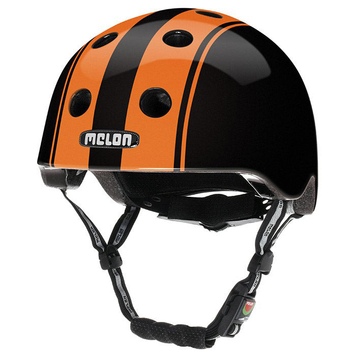 Load image into Gallery viewer, Melon Helm Urban Active Double Orange Black glossy M-L