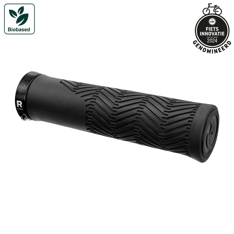 Load image into Gallery viewer, Herrmans handvatset nucore trail wave 130 130mm zwart