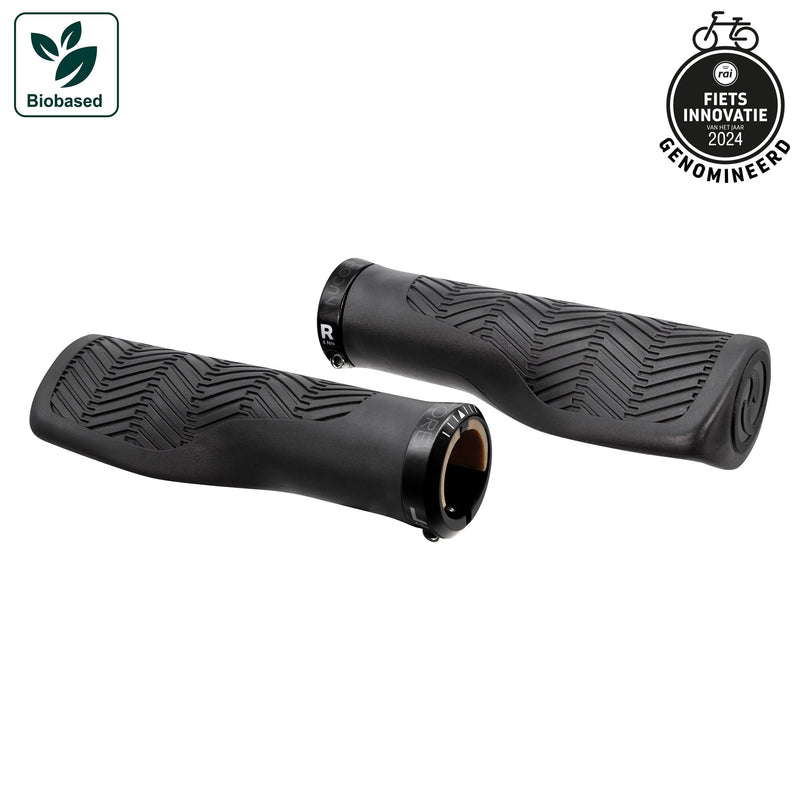 Load image into Gallery viewer, Herrmans handvatset nucore tour wave 130 130mm zwart