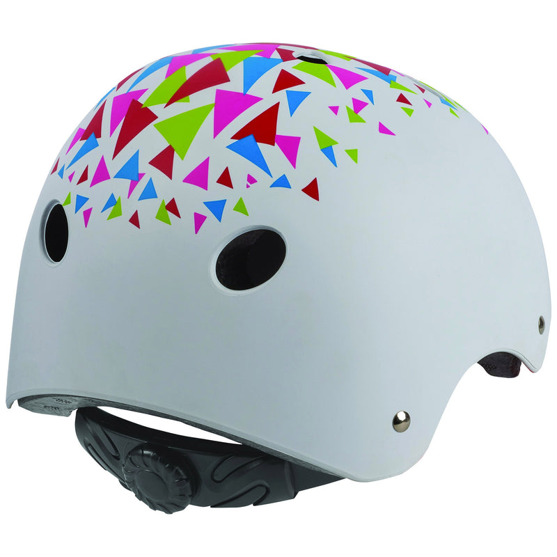 Load image into Gallery viewer, Polisport urban radical fietshelm s 53-55cm triangles wit Goudanje