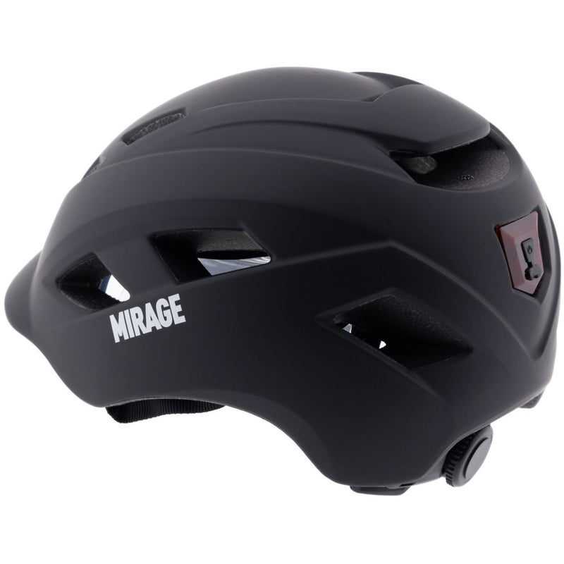 Afbeelding laden in galerijviewer, Buzaglo mirage urban helm e-bike led 55-58cm mat zwart