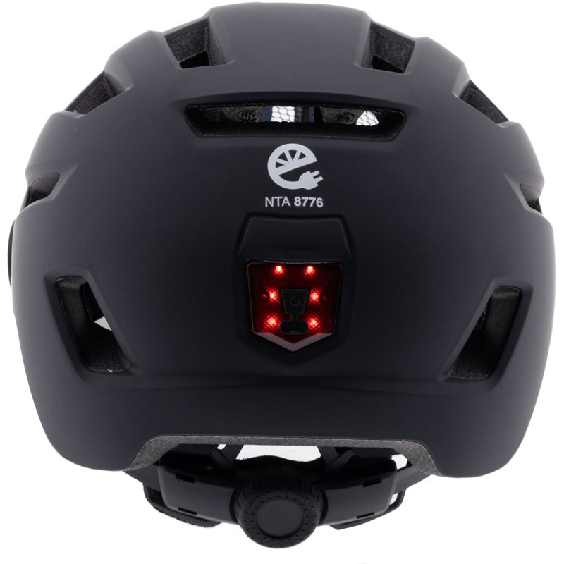 Afbeelding laden in galerijviewer, Buzaglo mirage urban helm speed pedelec led 58-61cm mat zwart