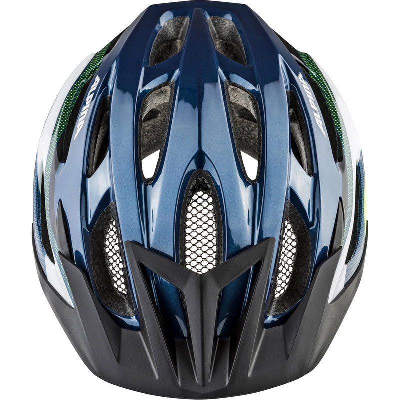 Laden Sie das Bild in Galerie -Viewer, Alpina sports mtb helm mtb17 58-61 glans donkerblauw neon
