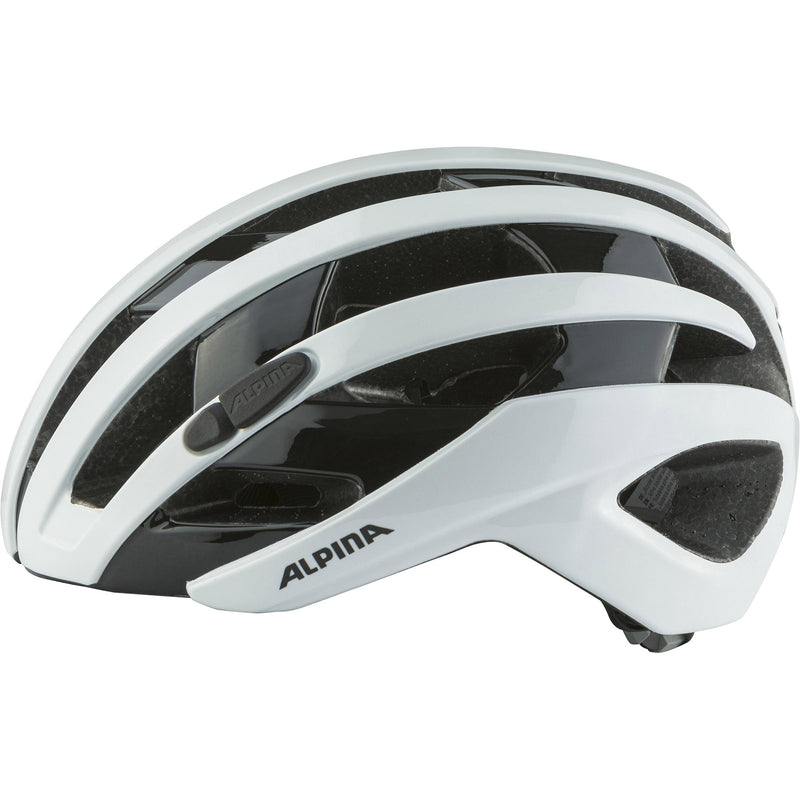 Load image into Gallery viewer, Alpina sports racehelm ravel 55-59 glans wit