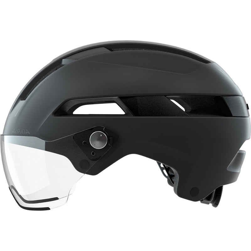 Load image into Gallery viewer, Olympic sportswear sports urban helm soho visor 55-59 mat zwart