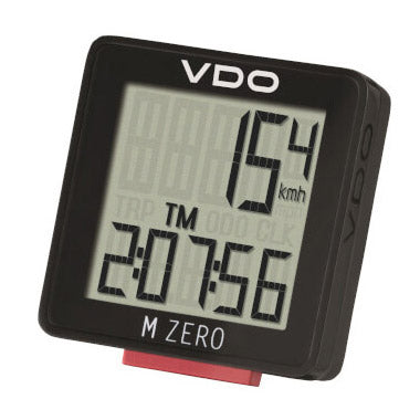 Load image into Gallery viewer, fietscomputer M Zero WR807 zwart rood -u