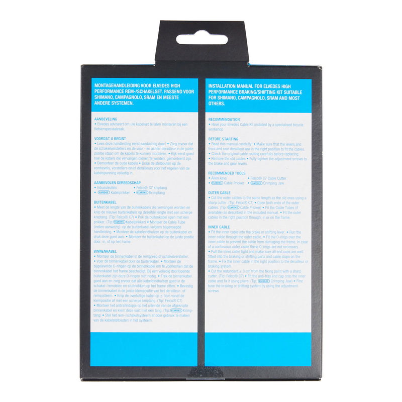 Load image into Gallery viewer, Elvedes Remkabelkit ProL.ATB Race wit 2017156