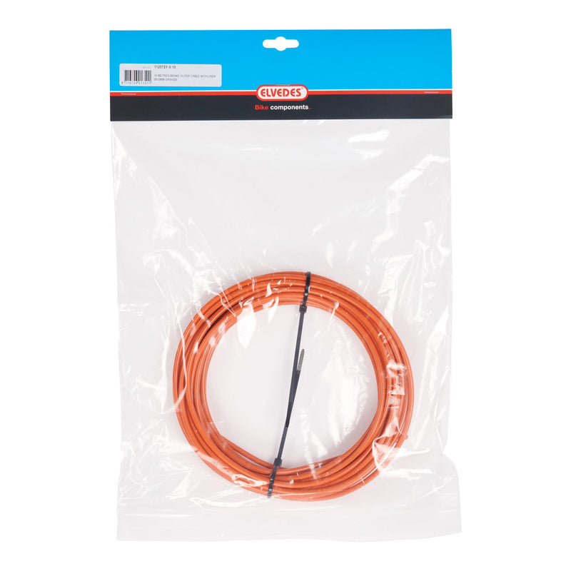 Load image into Gallery viewer, Elvedes rem buitenkabel 5mm (10m)oranje liner 1125tef-9-10