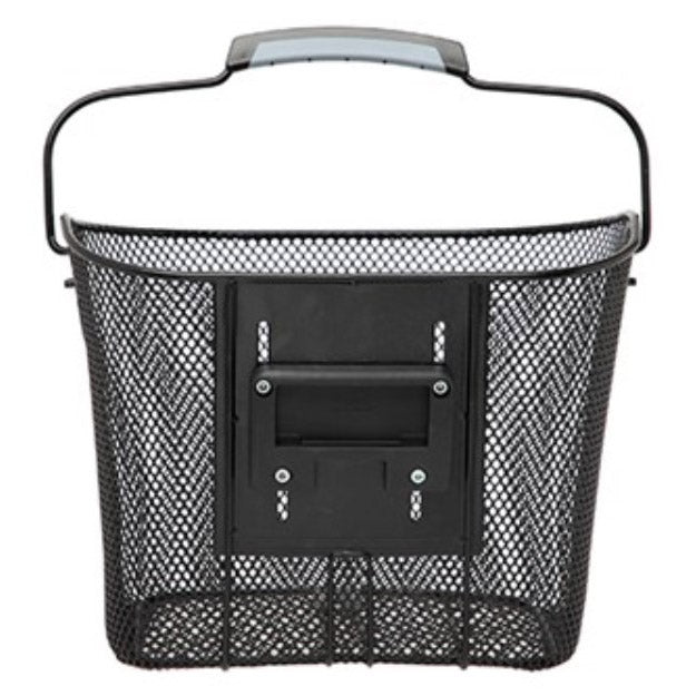 Afbeelding laden in galerijviewer, Burgers - new looxs newlooxs toscane klickfix - afneembare fietsmand - stuur - 19 liter - staal - zwart