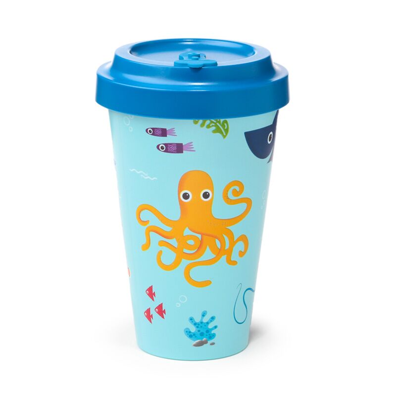 Cargue la imagen en el visor de la galería, Splosh zeeleven rpet duurzame thermosbeker reismok 400ml