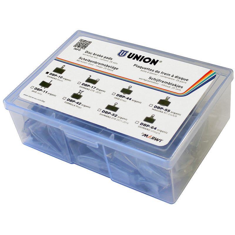 Load image into Gallery viewer, Schijfremblokset Union DBP-10 organic voor Shimano