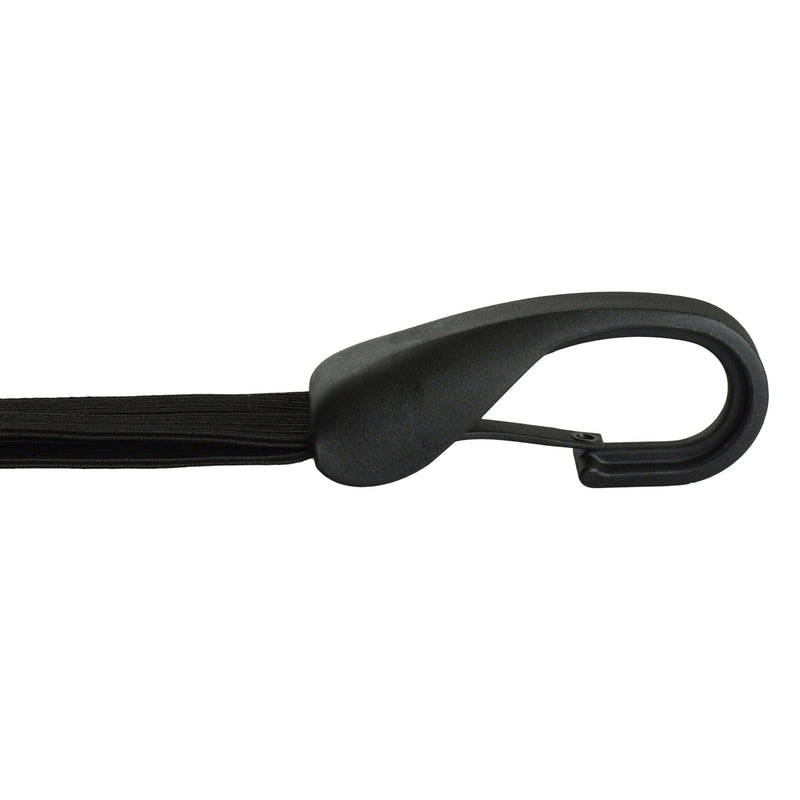 Afbeelding laden in galerijviewer, Widek snelbinder met grote veiligheids haak en 4 banden. zwart 57cm