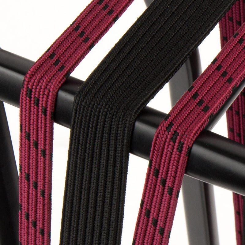 Load image into Gallery viewer, Qibbel widek triobinder eye met haak 24+2x12mm zwart bordeaux
