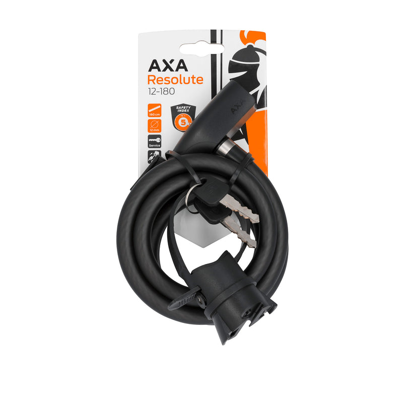 Afbeelding laden in galerijviewer, Slot AXA kabelslot Resolute 180 cm -Ø 12 mm