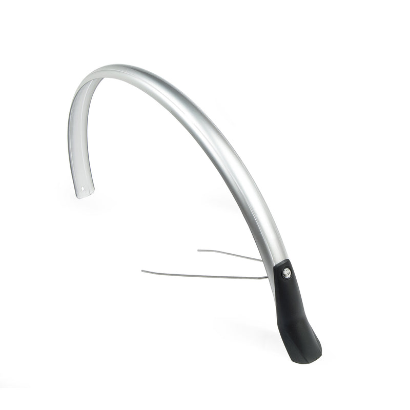 Cargue la imagen en el visor de la galería, spatbordenset Snello 28 inch 46 mm kunststof zilver