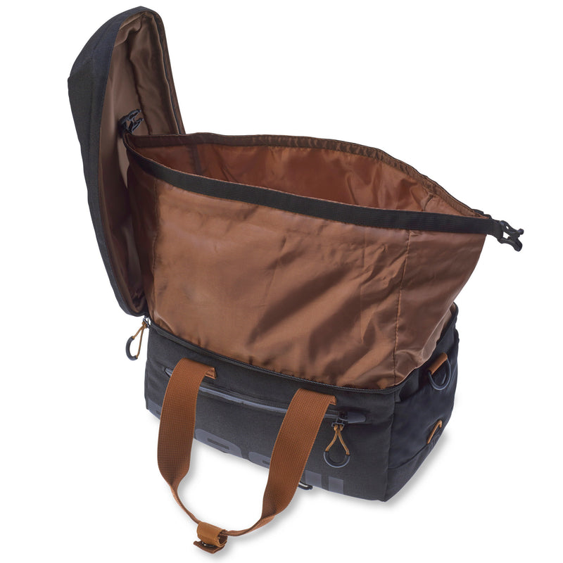 Afbeelding laden in galerijviewer, Basil Miles Trunkbag - Bagagedragertas - Unisex - Fietsen - Zwart
