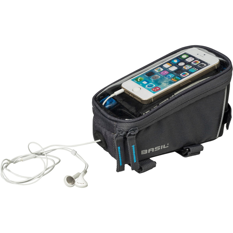 Load image into Gallery viewer, Basil Sport Design Frame Bag - Grijze Smartphone Frametas