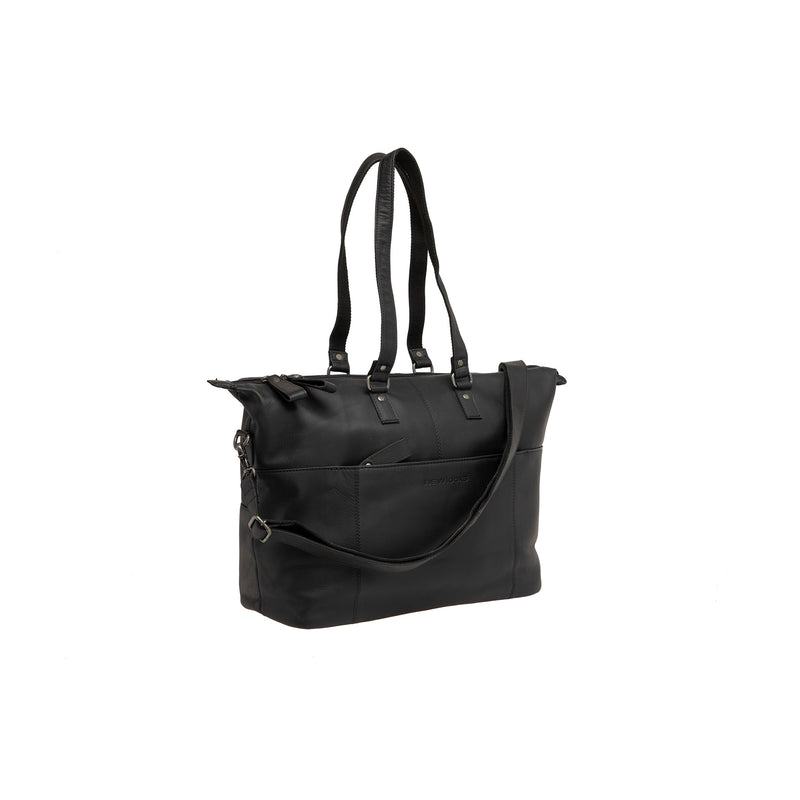 Load image into Gallery viewer, Newlooxs Verla laptop tas 21L leer black