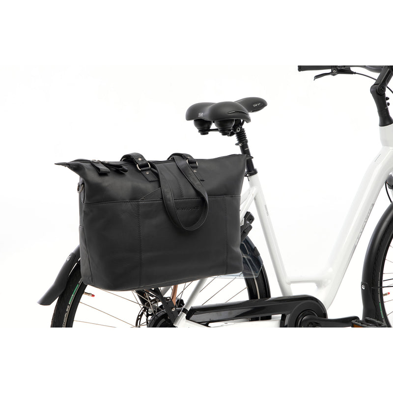 Load image into Gallery viewer, Newlooxs Verla laptop tas 21L leer black