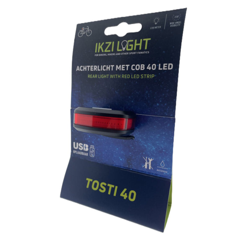 Load image into Gallery viewer, Buzaglo ikzilight achterlicht tosti 40 cob led, usb-oplaadbaar
