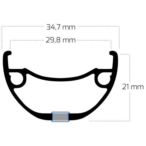 Load image into Gallery viewer, Ryde velg rival 30 28 622 32g 14g disc alu zwart