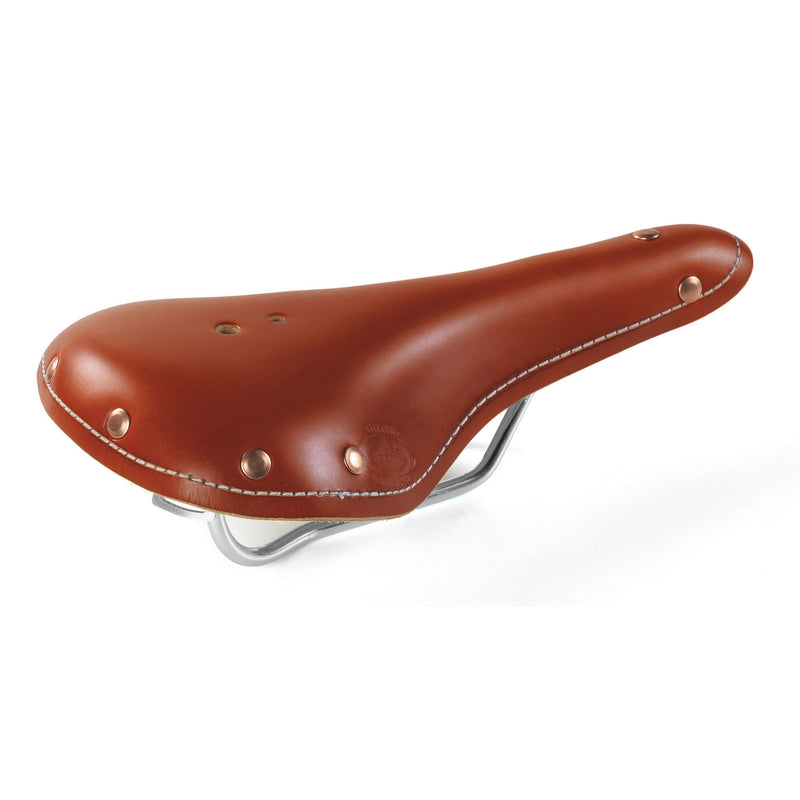 Load image into Gallery viewer, Monte grappa zadel old frontiers sport leer cognac