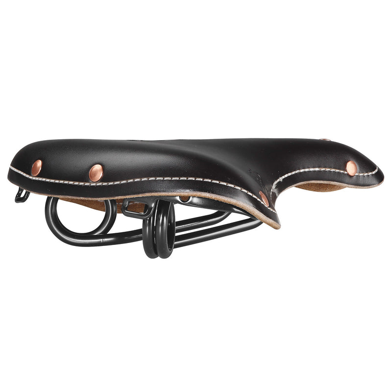 Load image into Gallery viewer, Selle monte grappa monte grappa zadel old frontiers classic leer zwart