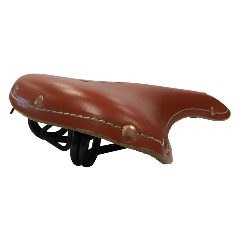 Load image into Gallery viewer, Monte grappa zadel old frontiers classic leer cognac