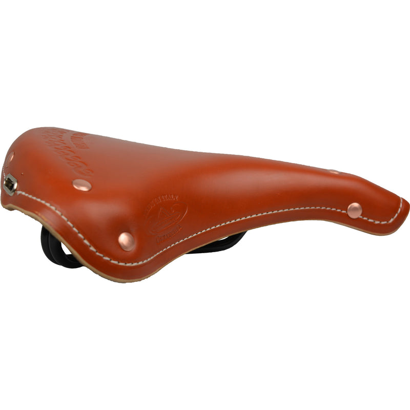 Afbeelding laden in galerijviewer, Monte grappa zadel oxford club sport leer cognac