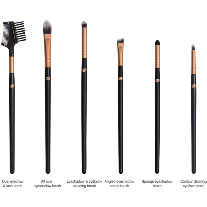 Load image into Gallery viewer, Rio Eye Essentials Cosmetic Brush Collection