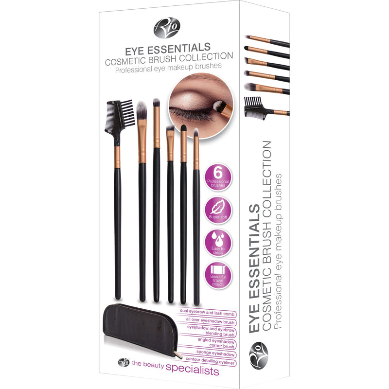 Load image into Gallery viewer, Rio Eye Essentials Cosmetic Brush Collection