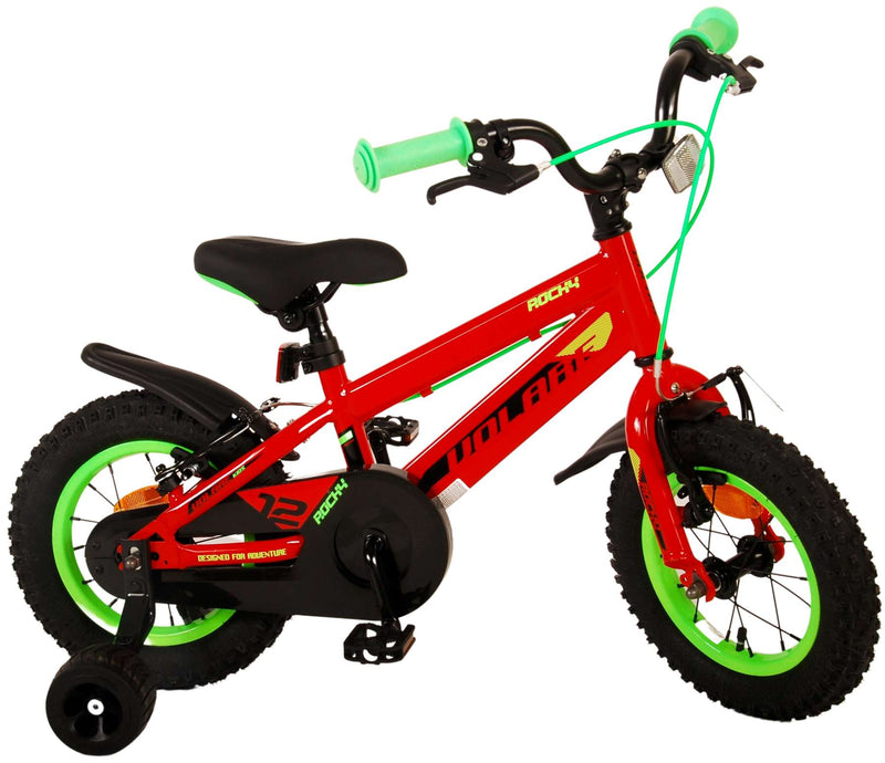 Load image into Gallery viewer, Volare Rocky Kinderfiets Jongens 12 inch Rood Twee handremmen