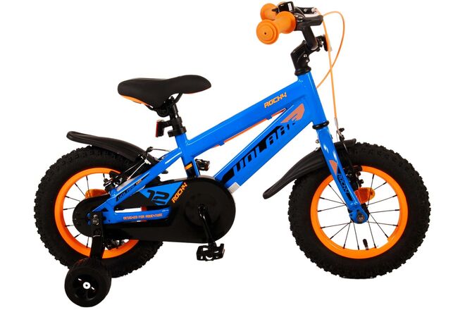 Afbeelding laden in galerijviewer, Volare rocky kinderfiets - jongens - 12 inch - blauw - twee handremmen