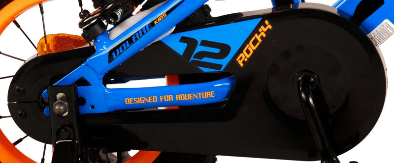 Afbeelding laden in galerijviewer, Volare rocky kinderfiets - jongens - 12 inch - blauw - twee handremmen