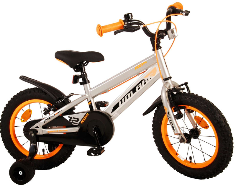 Load image into Gallery viewer, Volare Rocky Kinderfiets Jongens 14 inch Grijs Twee handremmen