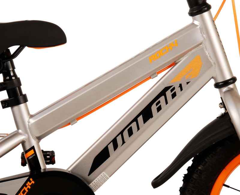 Load image into Gallery viewer, Volare Rocky Kinderfiets Jongens 14 inch Grijs Twee handremmen